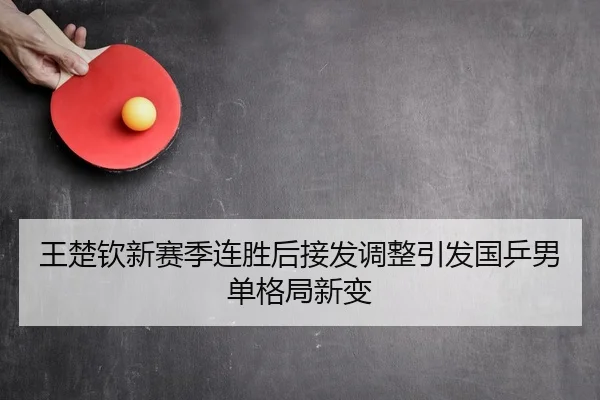 王楚钦新赛季连胜后接发调整引发国乒男单格局新变